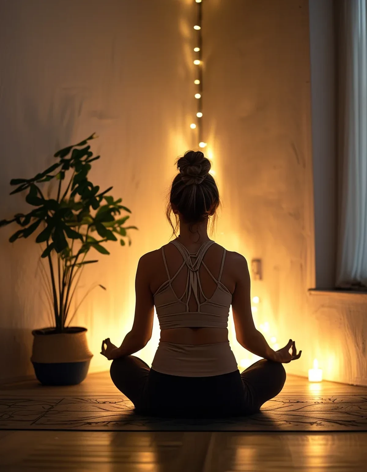 The Lighting Mistake That's Making Your Home Yoga Corner Feel Wrong
