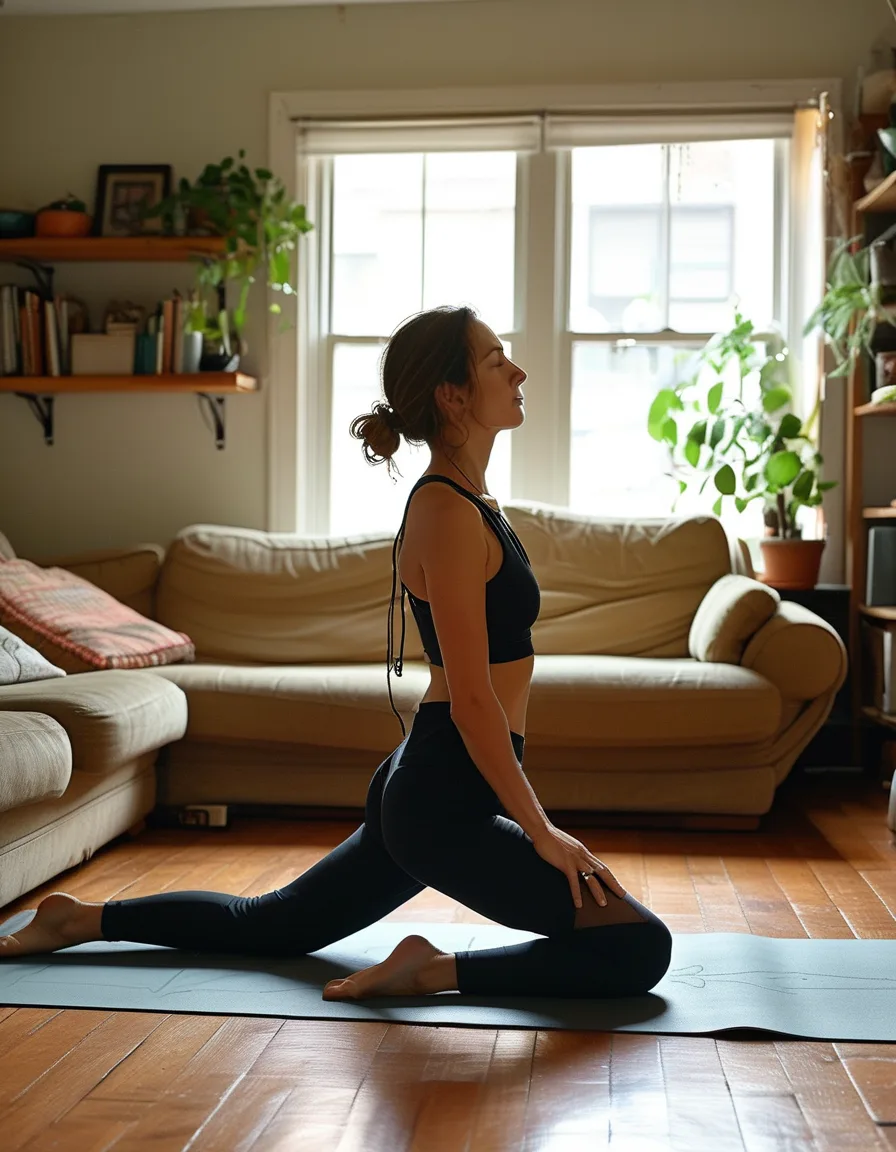 How to Practice Yoga When Your Space Is Nowhere Near Perfect