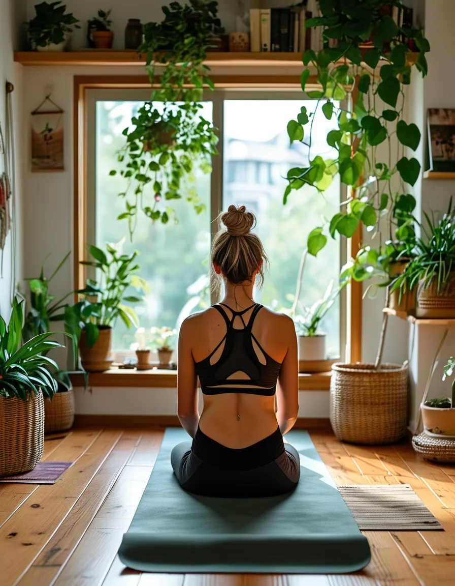How to Set Up a Home Yoga Space (A Corner That Invites You to Practice)