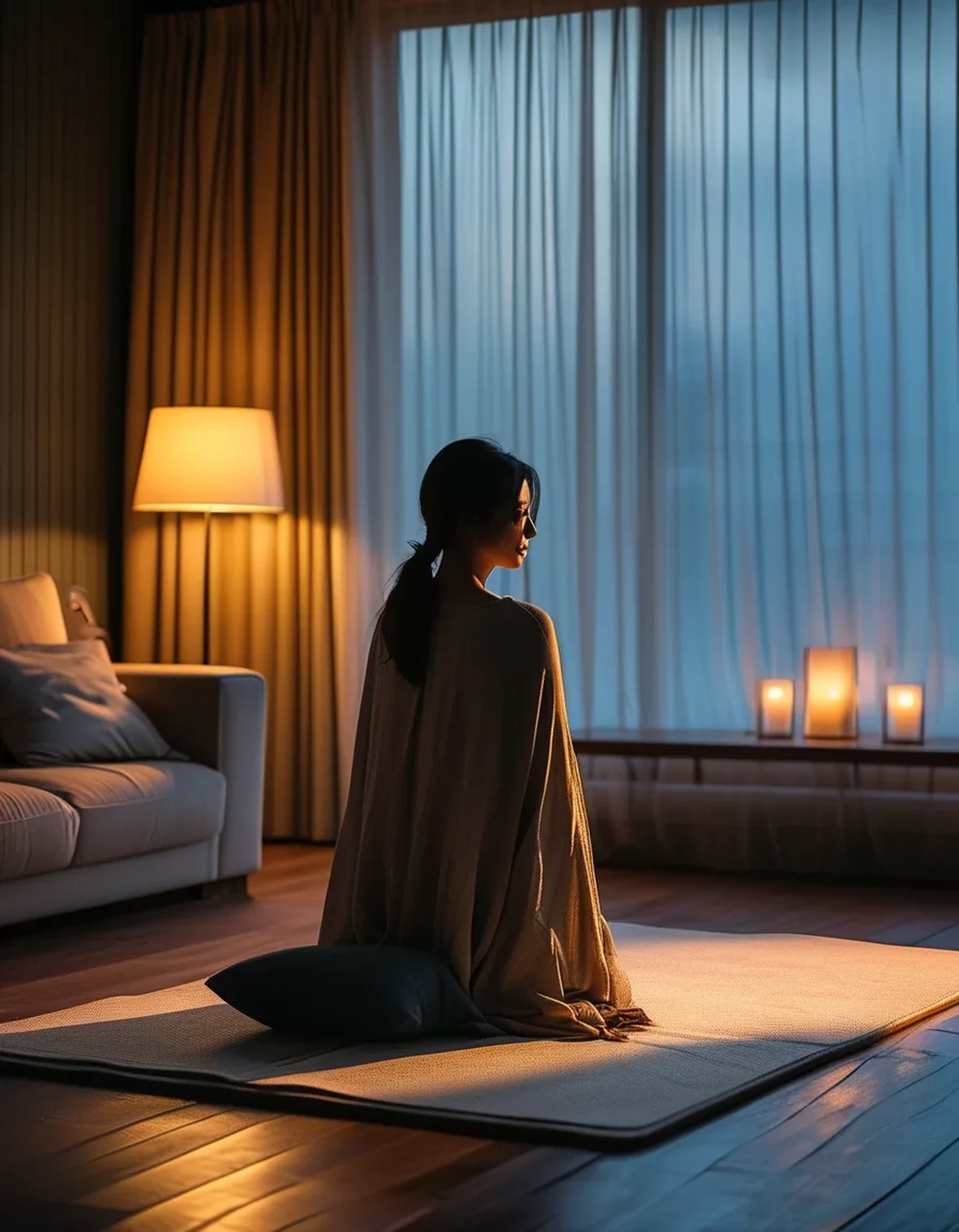 Why Your Home Yoga Corner Needs a Different Setup in the Evening