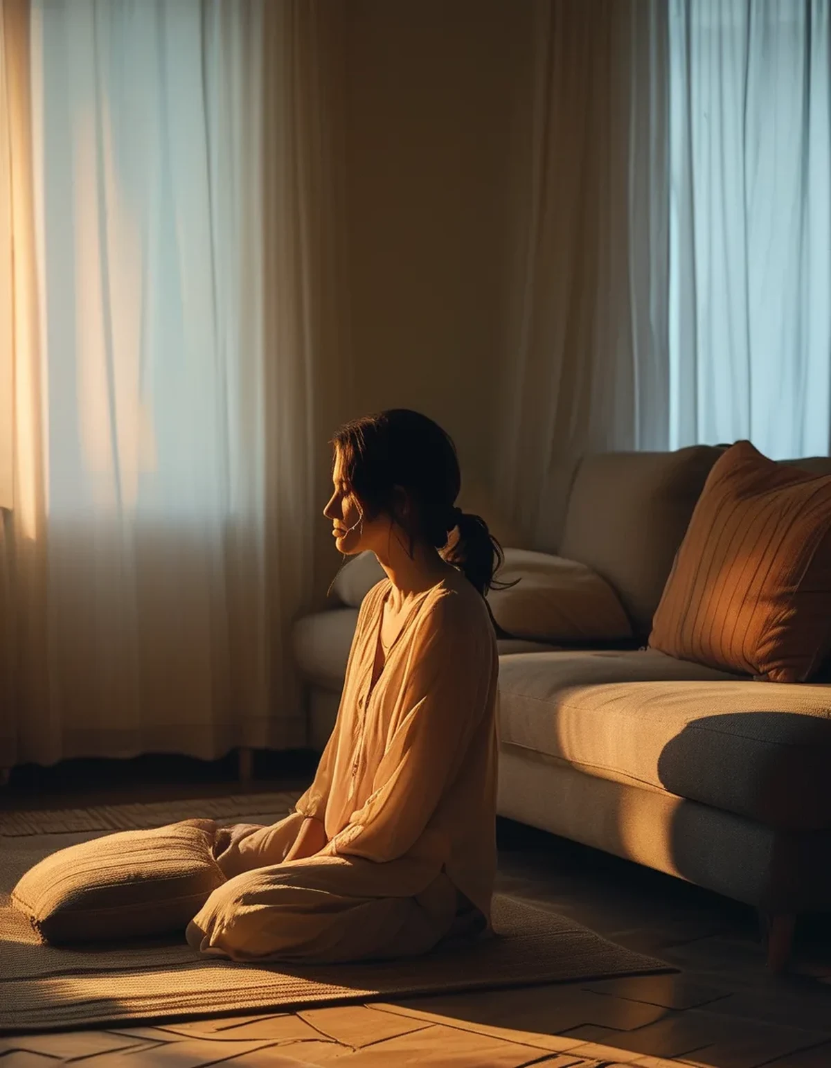 Why Your Home Yoga Corner Needs a Different Setup in the Evening